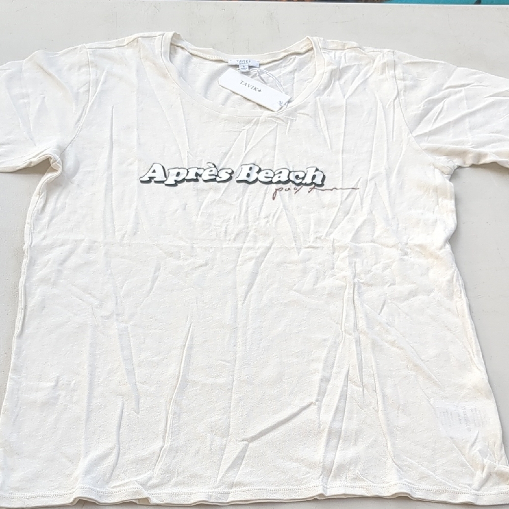 Tavik Cream Après Beach Tee